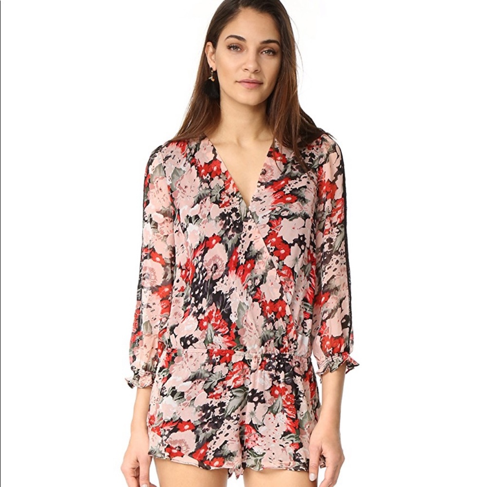 Joie Womens Ellar Silk Night Out Romper S